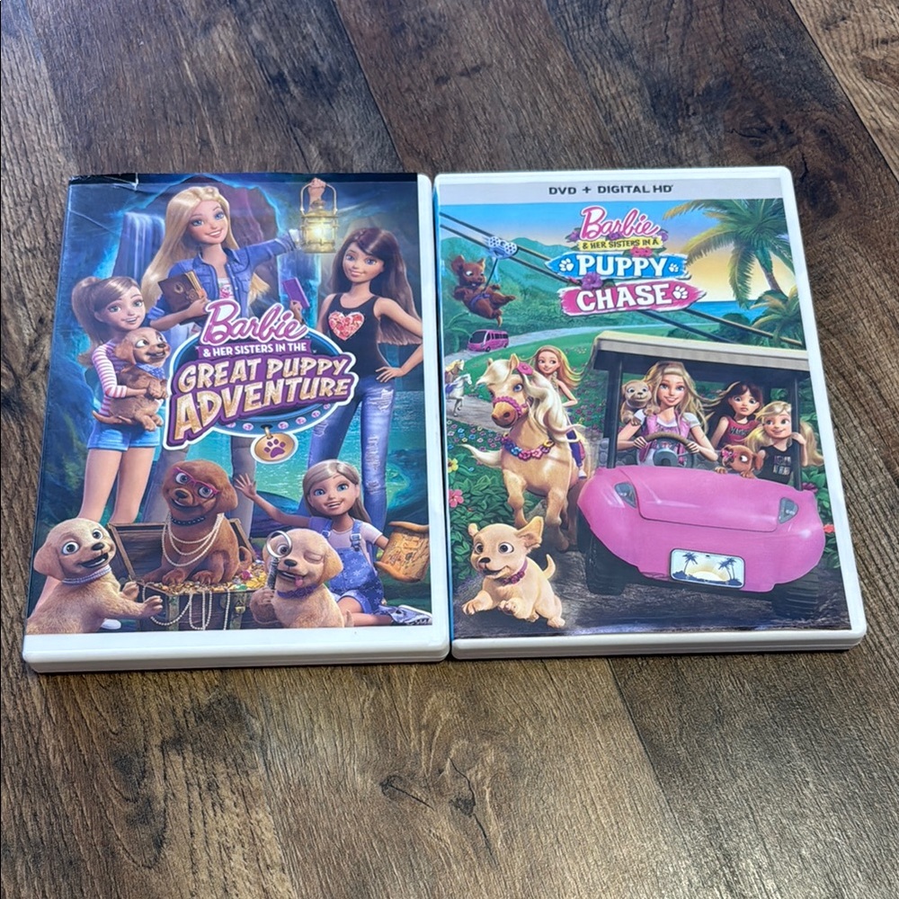 Barbie Great Puppy Adventure and Puppy Chase DVD Set